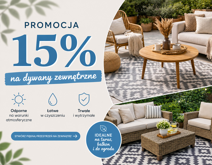 Promocja dywany zewnętrzne