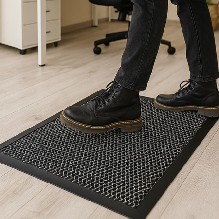 Wycieraczka STRADO siatka 3d pod drzwi do butów mata gumowa 60x90 gruba XL