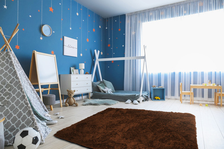 Dywan Shaggy antypoślizgowy nowoczesny salon miękki puszysty 180x260, ciemnobrązowy