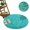 Shaggy Strado 120x120 round carpet TurquoiseSea (Turquoise)