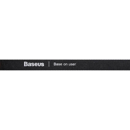 Taśma rzepowa organizer kabli Baseus Rainbow Circle Velcro Straps 3m (Czarna)