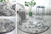 Shaggy Ombre Strado Round Carpet 200x200 OmbreSilver (Light Gray)