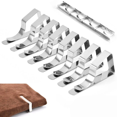 Strado Steel Tablecloth Clips ST8 - Silver