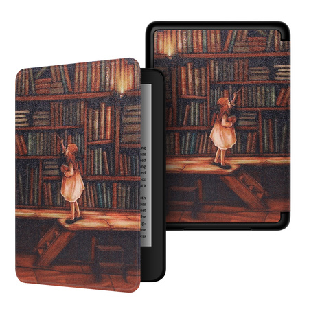 Etui Graphic Kindle Paperwhite 6/ Colorsoft/ Signature Edition- Library Girl