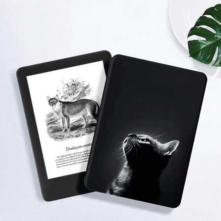 Etui graficzne Smart Case do Kindle 10 2019 (Moon Cat)