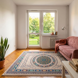 Duży dywan do salonu 200x300 nowoczesny NOVO Orientalny antypoślizgowy