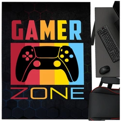 Dywan gamingowy 3D Strado GAMER ZONE 120x170 cm nowoczesny do pokoju gracza