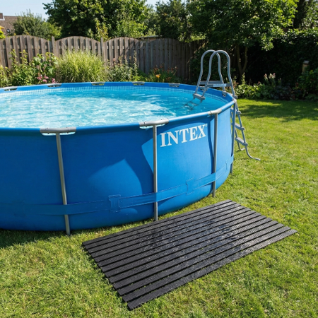 MATA łazienkowa antypoślizgowa POD PRYSZNIC brodzik do sauny basenu 43x61, czarna