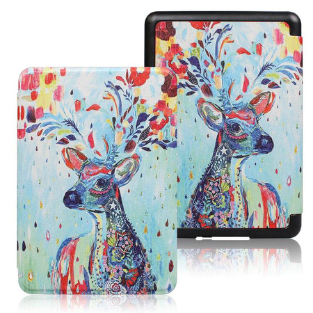 Etui graficzne Smart Case do Kindle 10 2019 (Color Deer)