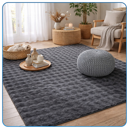 Dywan BUBBLE Strado 120x170 DeepGrey