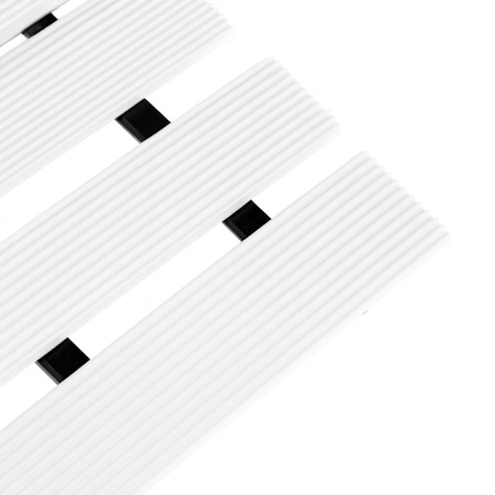 Mata łazienkowa antypoślizgowa pod prysznic brodzik do sauny basenu, biała