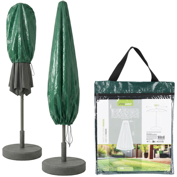 Pokrowiec na parasol ogrodowy 175x50 cm wodoodporny UV + torba