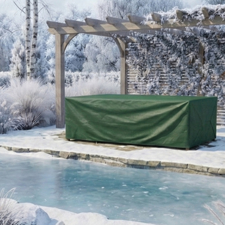 Pokrowiec na meble ogrodowe stół krzesła wodoodporny mocny 165x115x80cm XL