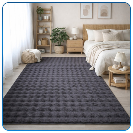 Dywan BUBBLE Strado 80x150 DeepGrey