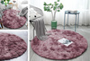 Shaggy Ombre Strado 160x160 Round Carpet OmbreRed (Red)