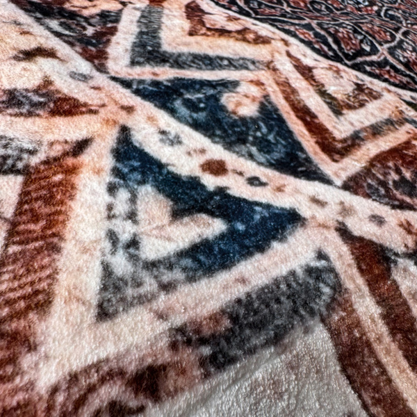 Duży dywan Mandala do salonu 200x300 orientalny NOVO antypoślizgowy miękki