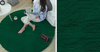 Rabbit Strado round rug 180x180 BottleGreen (Green)