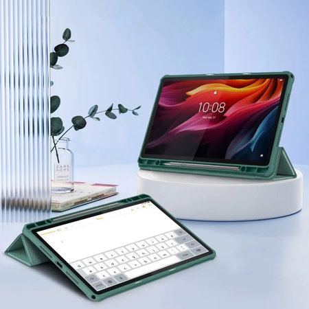 Etui z podstawką Clear Pencil do Lenovo Tab K11 Plus 11.45" TB352FU (Zielone)