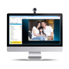Kamera internetowa WebCam A860 czarna z mikrofonem 640x480 USB montaż clip