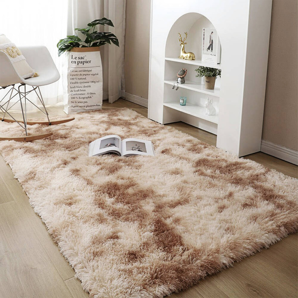 Dywan Ombre Shaggy 200x250 cm, beżowy OmbreCamel - miękki do salonu i sypialni