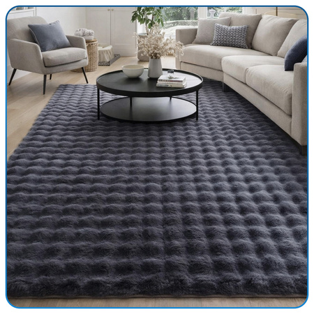 Dywan BUBBLE Strado 80x150 DeepGrey