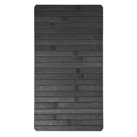 PODŁOKIETNIK na sofę kanapę podkładka nakładka elastyczna taca bambusowa, czarny