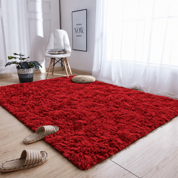Shaggy Strado room carpet 160x220 BloodyRed (Bright red)