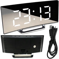 Zegar cyfrowy LED Mirror - DT-6507 (Biała)