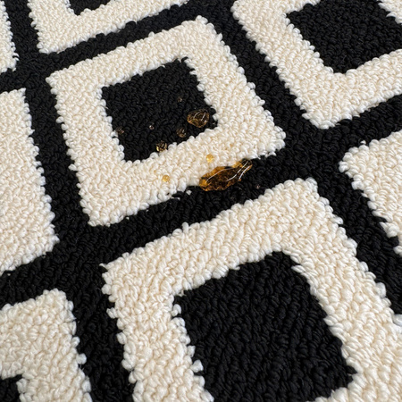 Dywan 120x170 do salonu pętelkowy duży japandi nowoczesny ciężki gruby POLO - Chessboard (Szary)