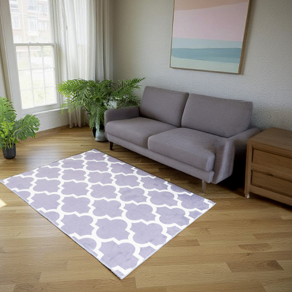 Dywan Novo 120x170 cm - Maroko Szare - miękki do salonu i sypialni