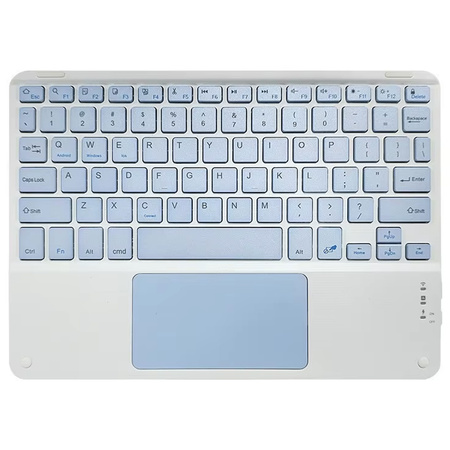 Etui z magnetyczną klawiaturą Bluetooth do Lenovo Idea Tab Pro 12.7 (Niebieskie)