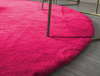 Rabbit Strado 150x150 round rug HotPink (Pink)