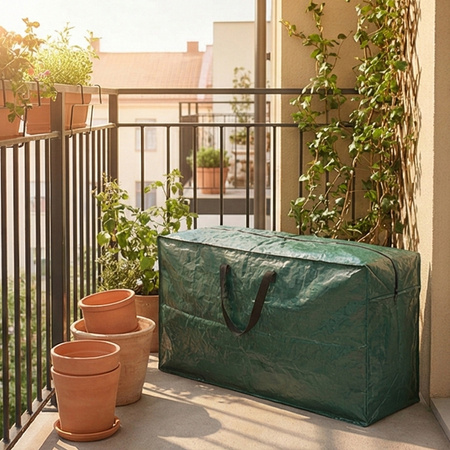 Pokrowiec ochronny na poduszki ogrodowe torba woodoodporna uchwyty plandeka