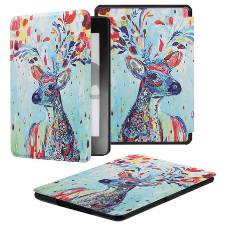 Etui graficzne Smart Case do Kindle Paperwhite 4 (Color Deer)