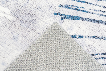 Dywan NOVO Strado nowoczesny do salonu delikatny szary wzór velvet Szary Błysk 120x170 cm