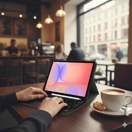 Etui z klawiaturą touchpad do Samsung Galaxy Tab S10 Lite