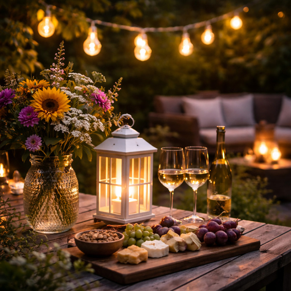Lampki imprezowe na ogród balkon 50LED 7,5m girlanda świetlna łańcuch