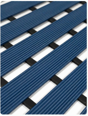 Mata łazienkowa antypoślizgowa do łazienki do wanny pod prysznic 43x61cm (Niebieska)