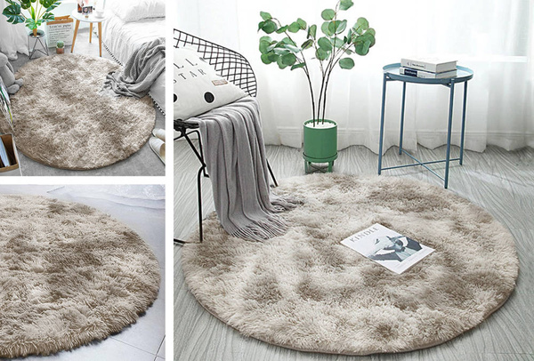 Shaggy Ombre Strado 150x150 round carpet OmbreCamel (Beige)