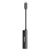 Adapter Audio Baseus L52 Lightning do Mini Jack 3.5mm i 2x Lightning (Czarny)