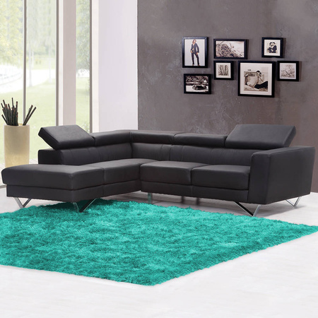 Dywan Shaggy antypoślizgowy nowoczesny salon miękki puszysty 80x150, niebieski