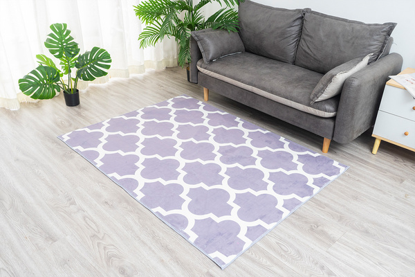 Dywan Novo 140x200 cm - Maroko Szare - miękki do salonu i sypialni