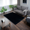 STRADO Rabbit 3D plush soft like rabbit anti-slip carpet 140x200 Black