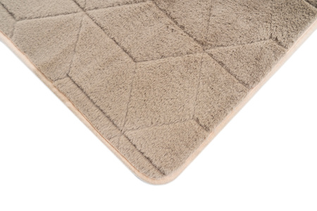 Dywan STRADO Rabbit 3D pluszowy miękki jak królik 160x220 Beige