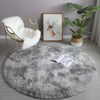 Shaggy Ombre Strado Round Carpet 150x150 OmbreSilver (Light Gray)
