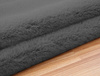Rabbit Strado 80x80 DeepGrey round rug (Gray)