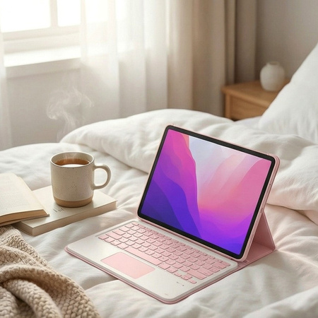 Etui i KLAWIATURA do Lenovo Idea Tab 11" ZAFR0378PL TB336FU TB336ZU 2025, różowe