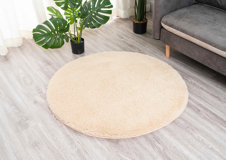 Alpaca Strado 160x160 round rug - AlpaBeige
