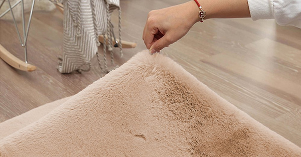 Rabbit Strado 120x120 round rug LightCamel (Beige)