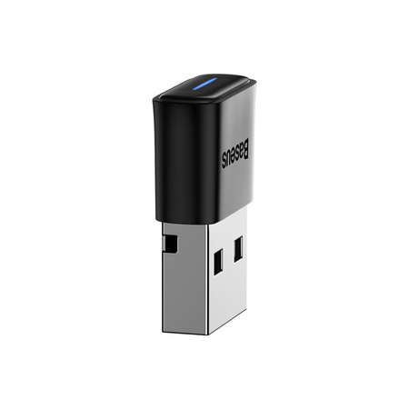 Mini adapter Bluetooth Baseus BA04 USB 5.0 do komputera (Czarny)